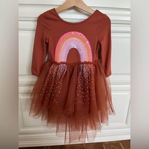 Cotton On tulle rainbow dress